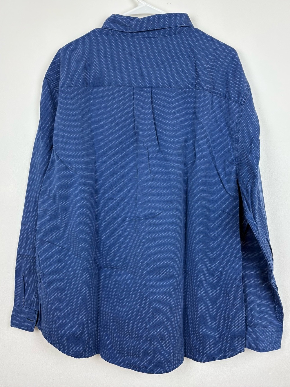 Carbon2Colbalt Classic Men's Blue Button-Down XL 100% Cotton Rugged Casual - Picture 8 of 10